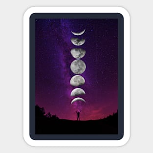 Phases Sticker